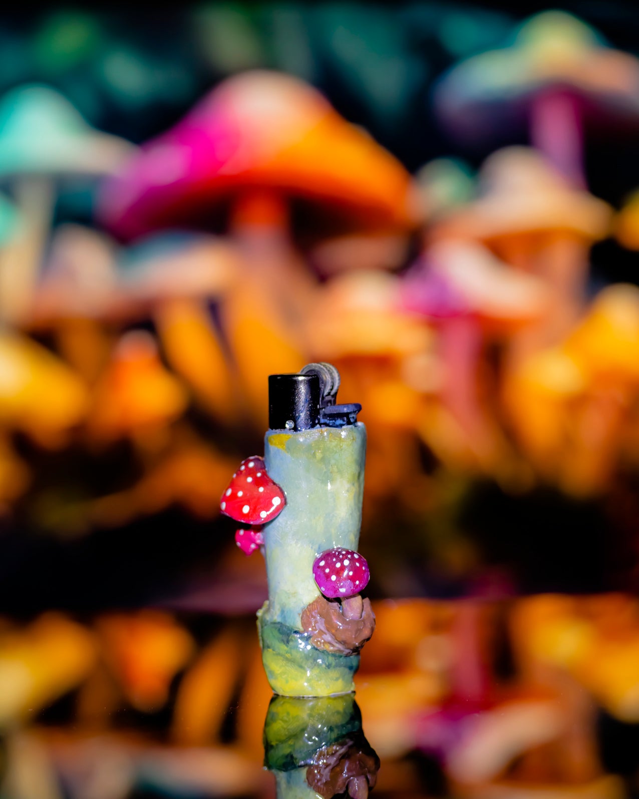 Mystic Mushrooms Clay Clipper Lighter 🍄✨