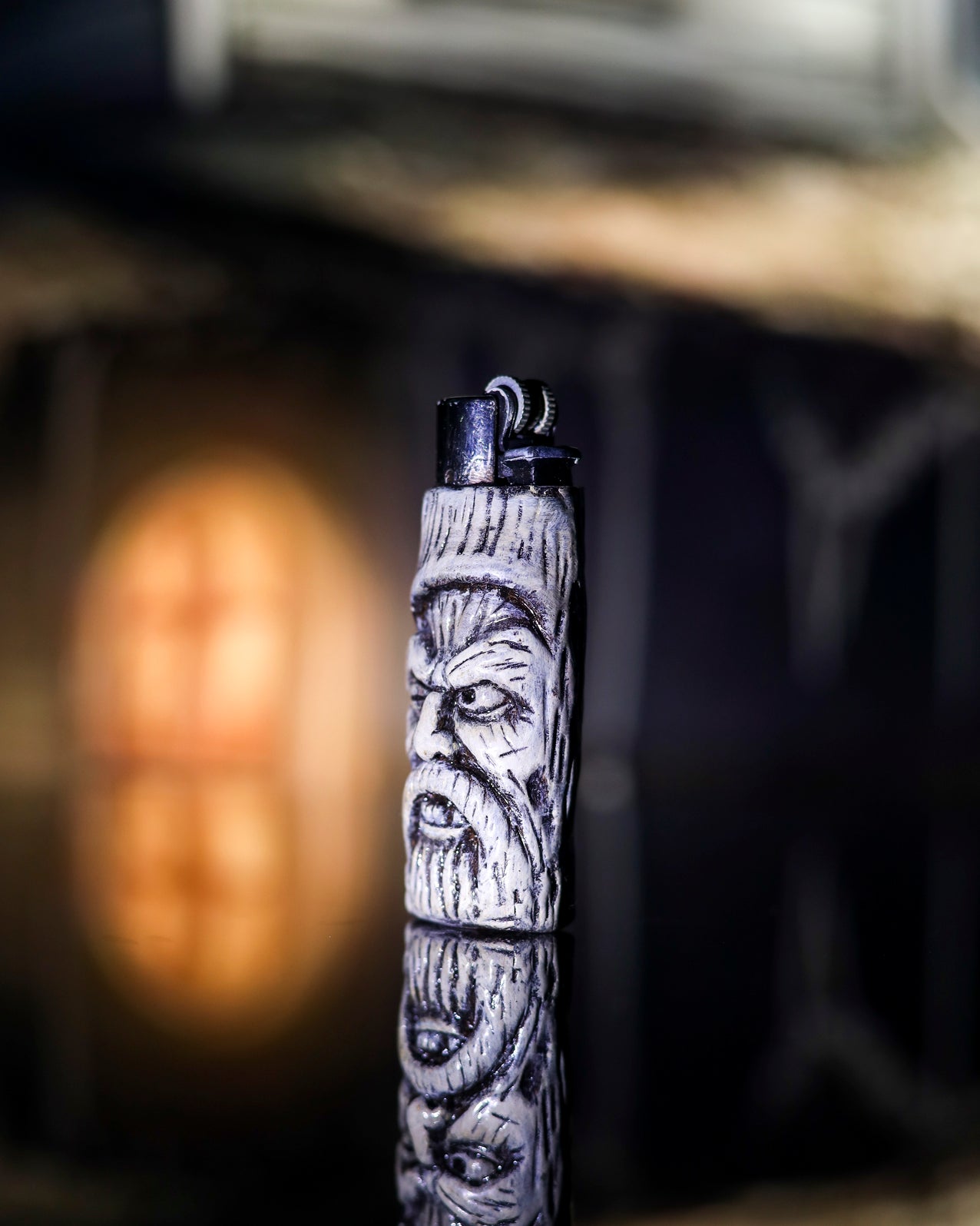 Ancient Grimoire Clay Clipper Lighter 🧙♂️🪵🔥