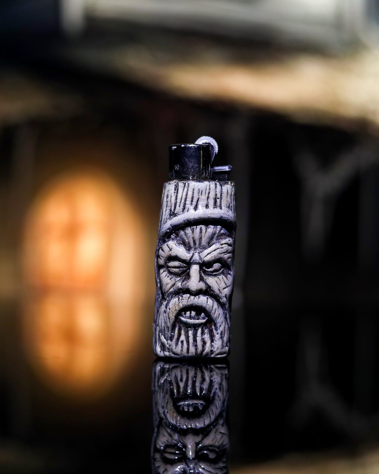 Ancient Grimoire Clay Clipper Lighter 🧙♂️🪵🔥