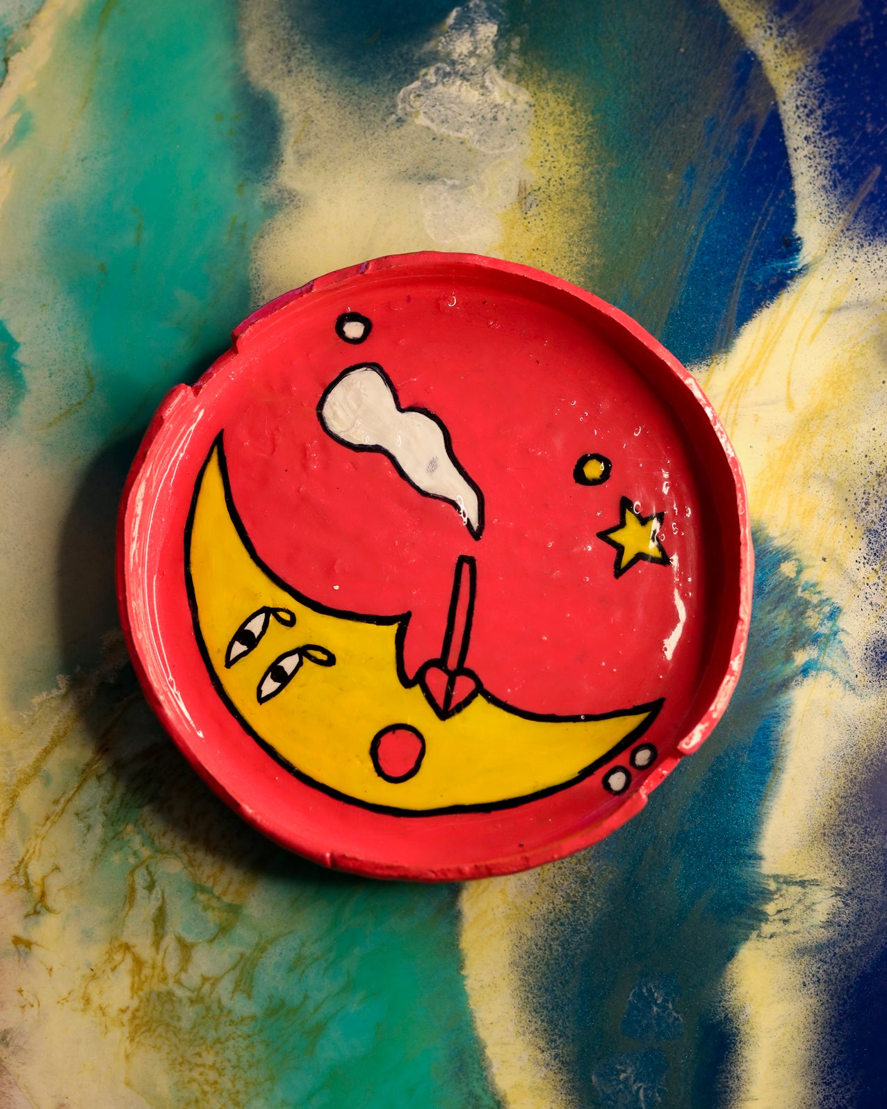 The Pink Moon Dream Ashtray🌙