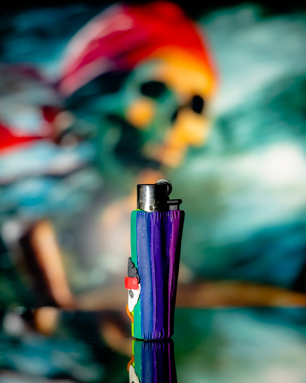 SlimJim Street-Stripe Clay Clipper Lighter 🏁🔥