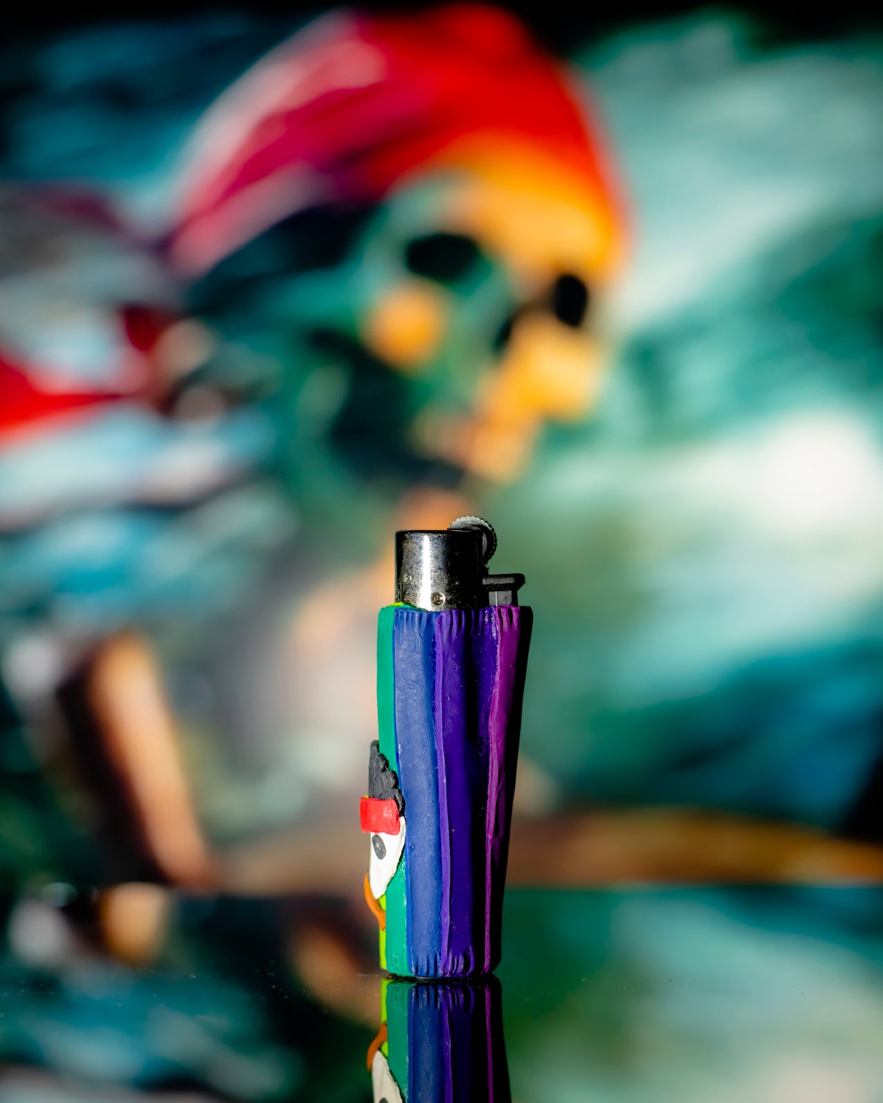 SlimJim Street-Stripe Clay Clipper Lighter 🏁🔥