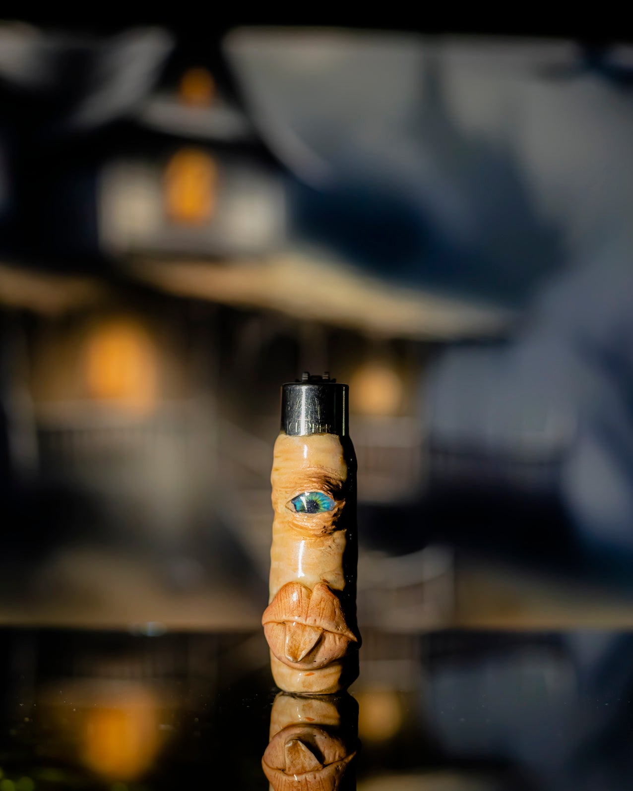 Whispering Watcher Clay Lighter 👁️💬🔥
