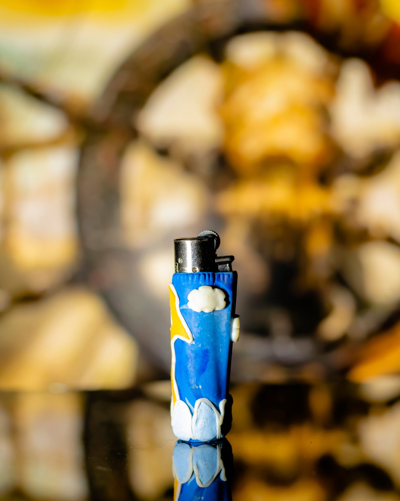 Poseidon’s Trident Glow Clay Clipper Lighter 🌊🔱