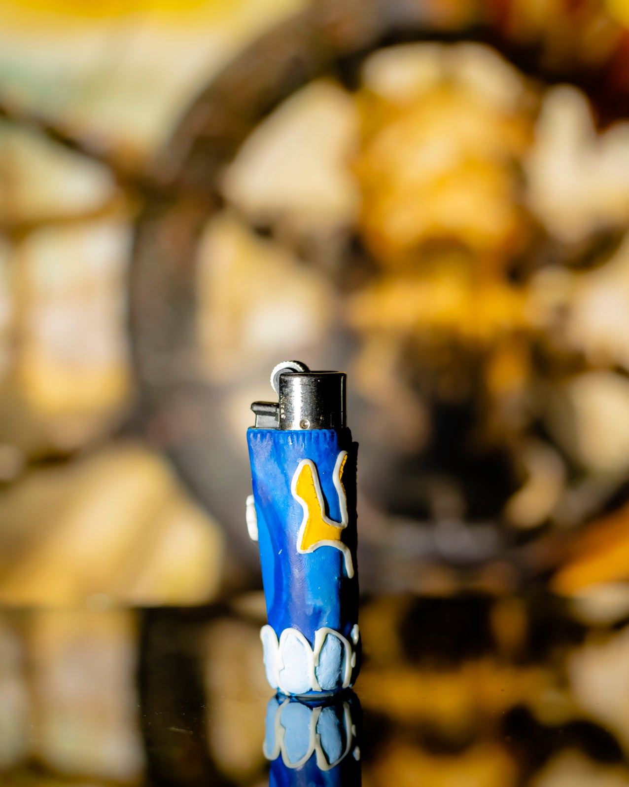 Poseidon’s Trident Glow Clay Clipper Lighter 🌊🔱