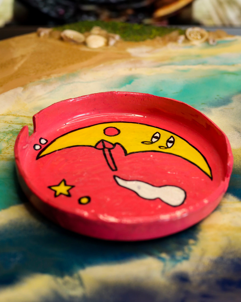 The Pink Moon Dream Ashtray🌙