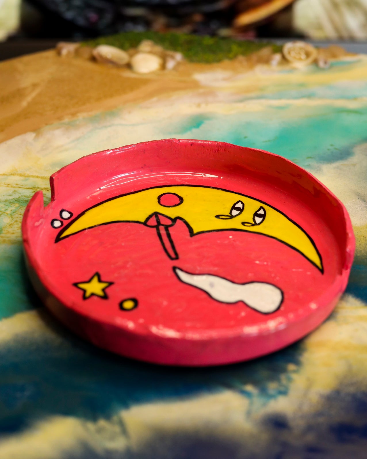 The Pink Moon Dream Ashtray🌙