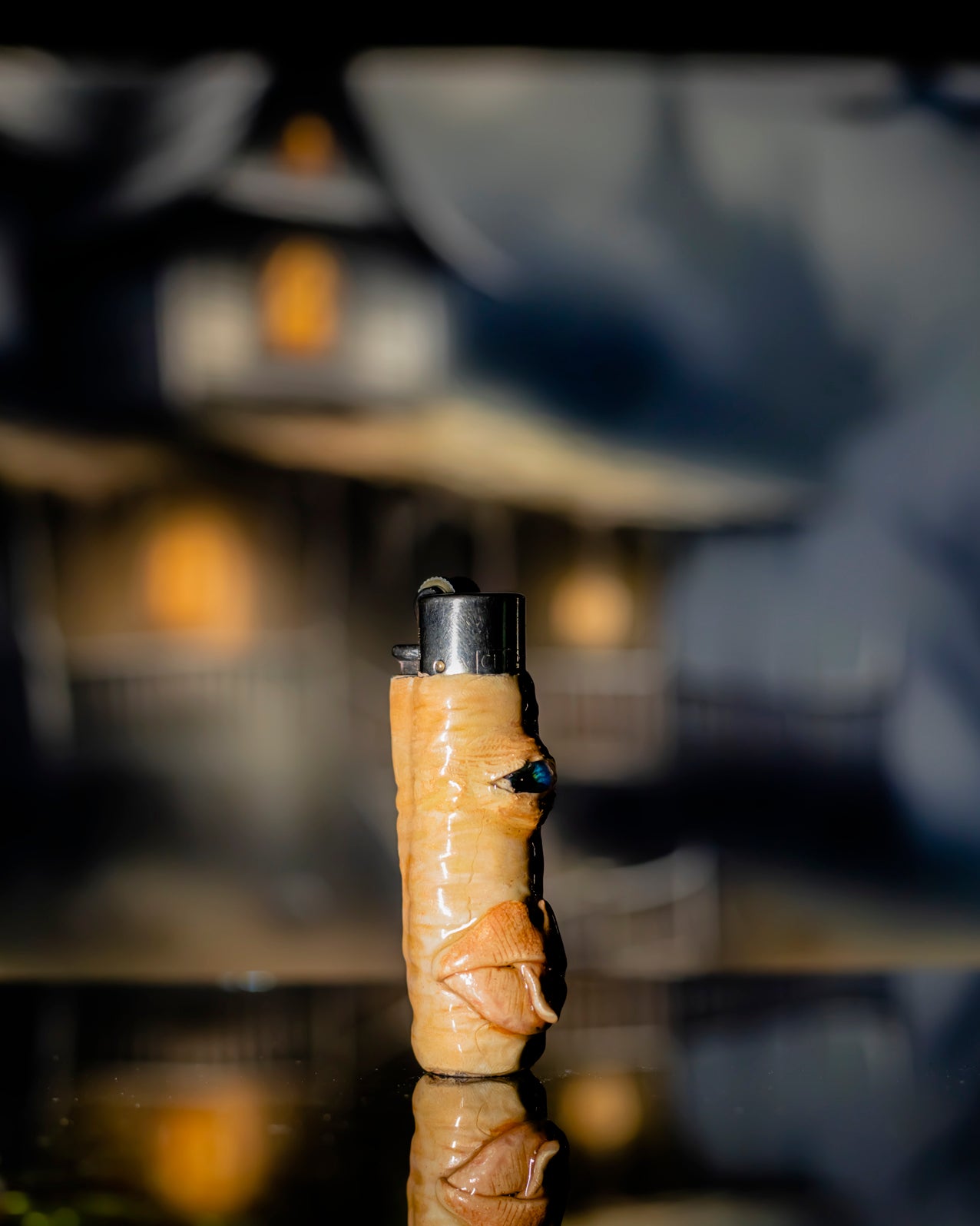 Whispering Watcher Clay Lighter 👁️💬🔥