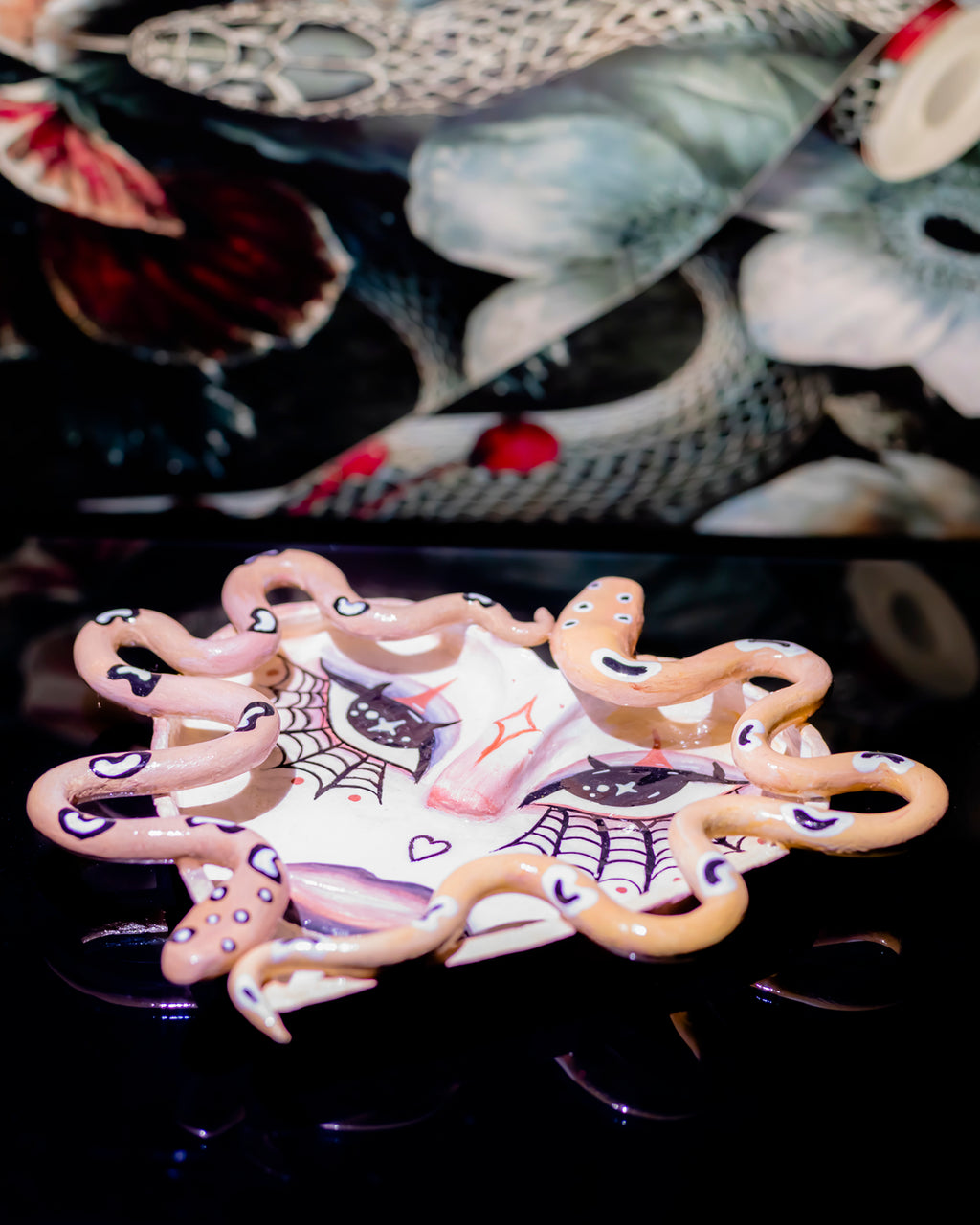 Medusa in Mourning Ashtray 🐍🖤