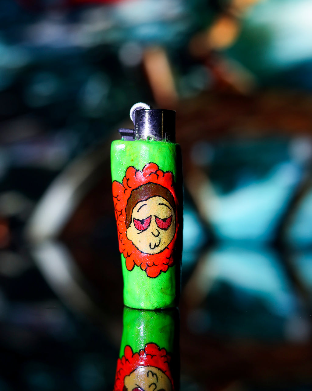 Cosmic Duo Painted Lighter 🎨🌌🔥