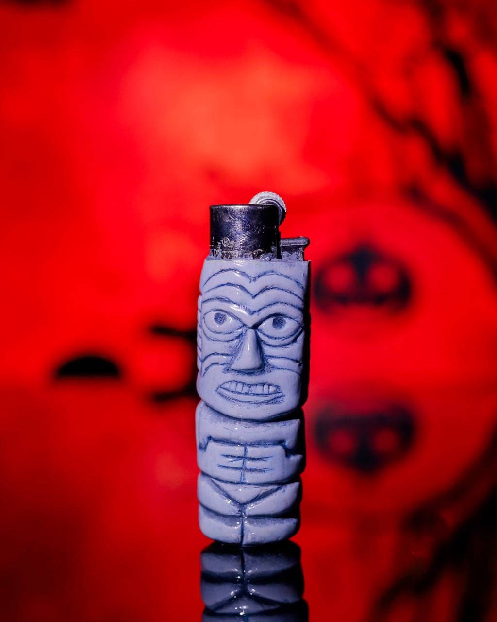 Totem Guardian Painted Clipper Lighter 🪵🔥