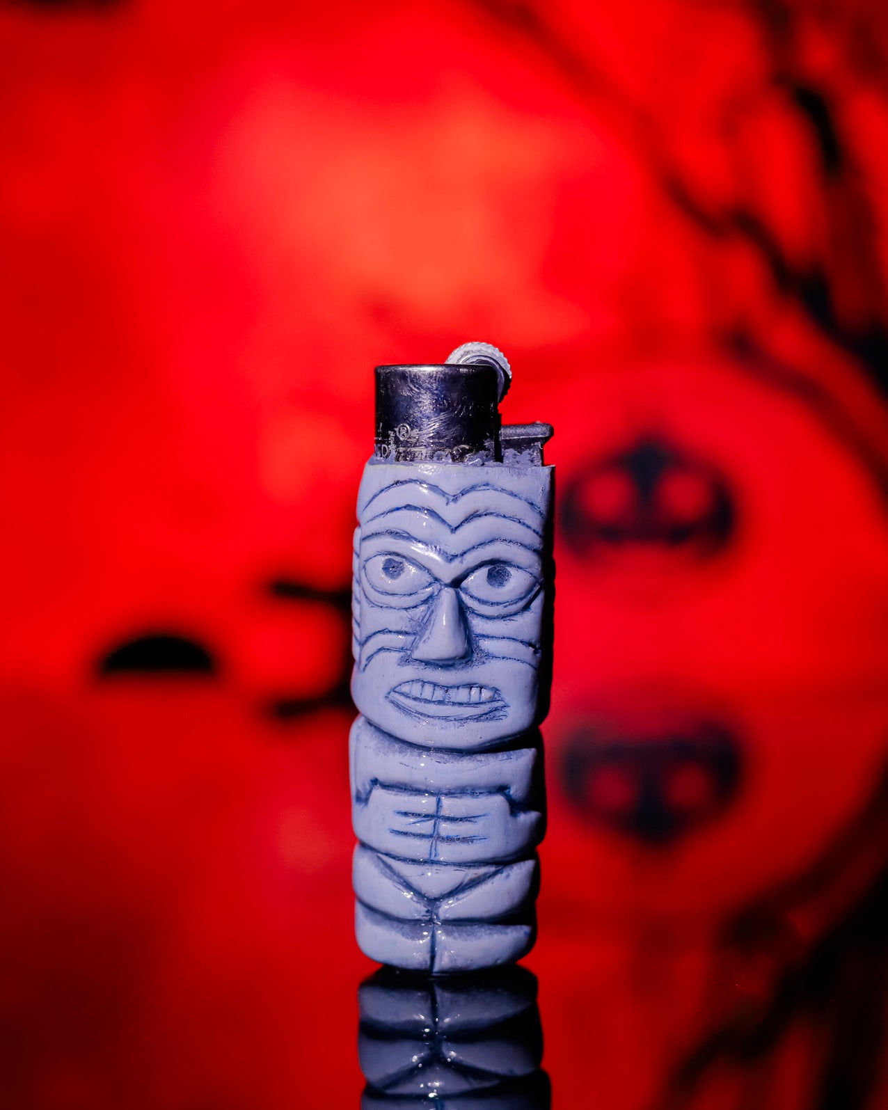 Totem Guardian Painted Clipper Lighter 🪵🔥