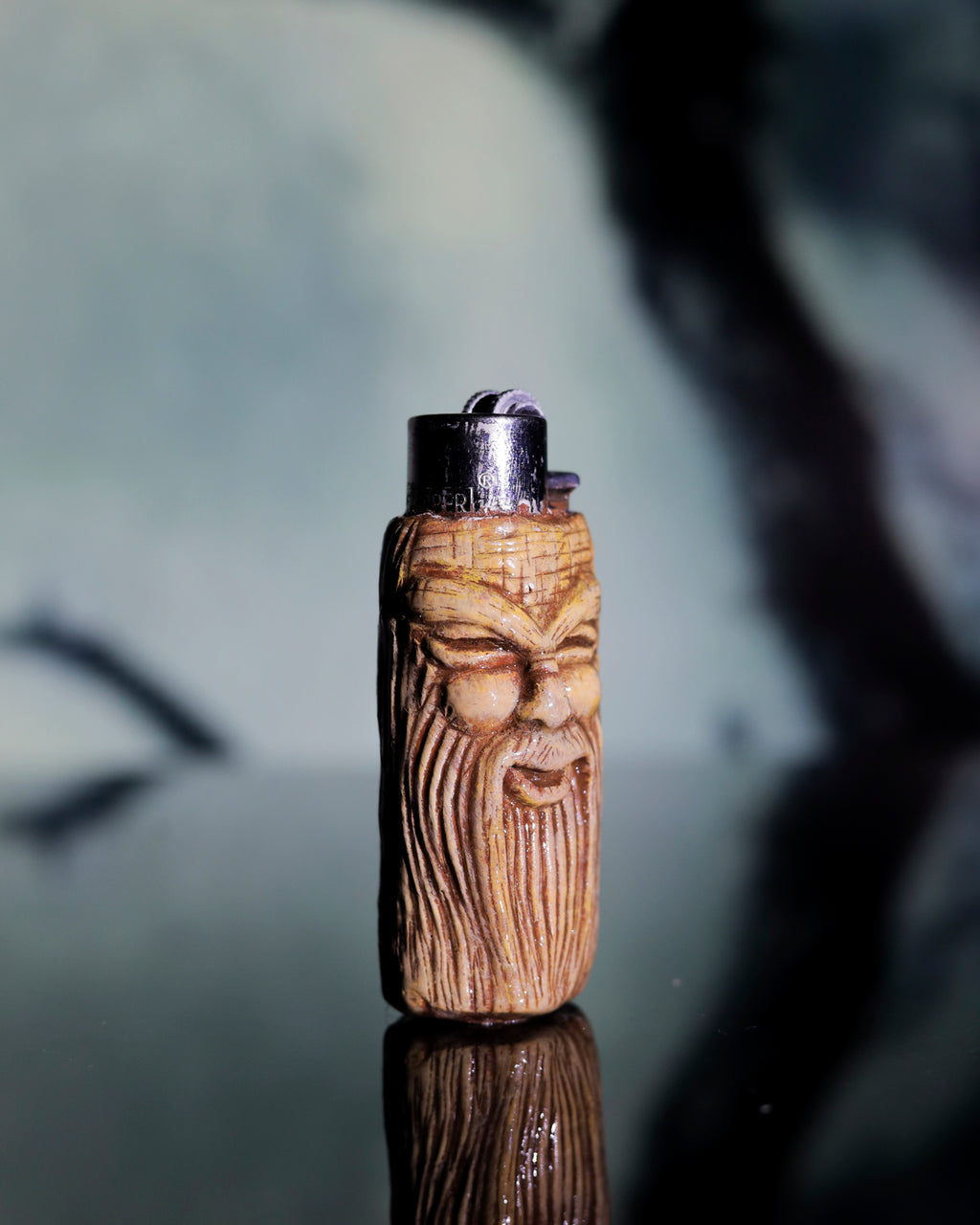 Forest Sage Painted Clipper Lighter 🌲🔥