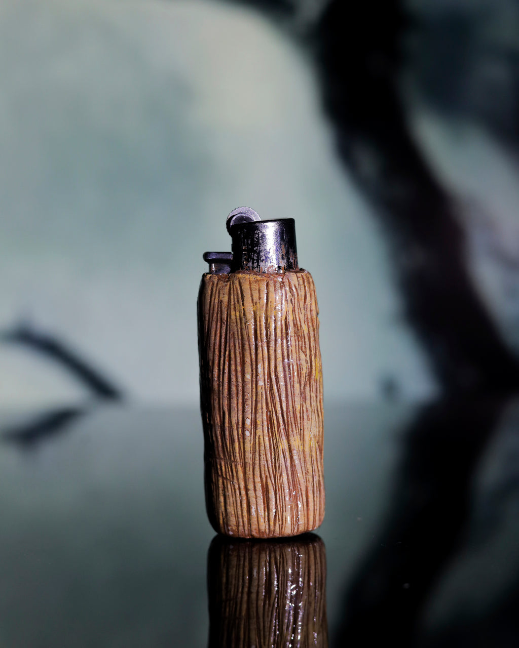 Forest Sage Painted Clipper Lighter 🌲🔥