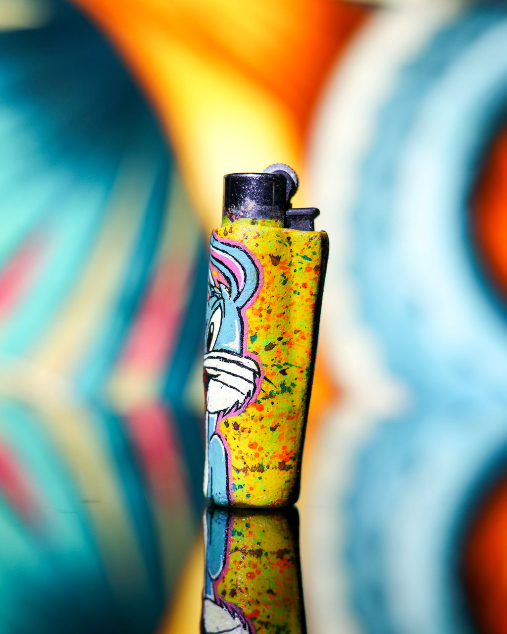 Bugs Trip Painted Clipper Lighter 🐰🎨👅✨