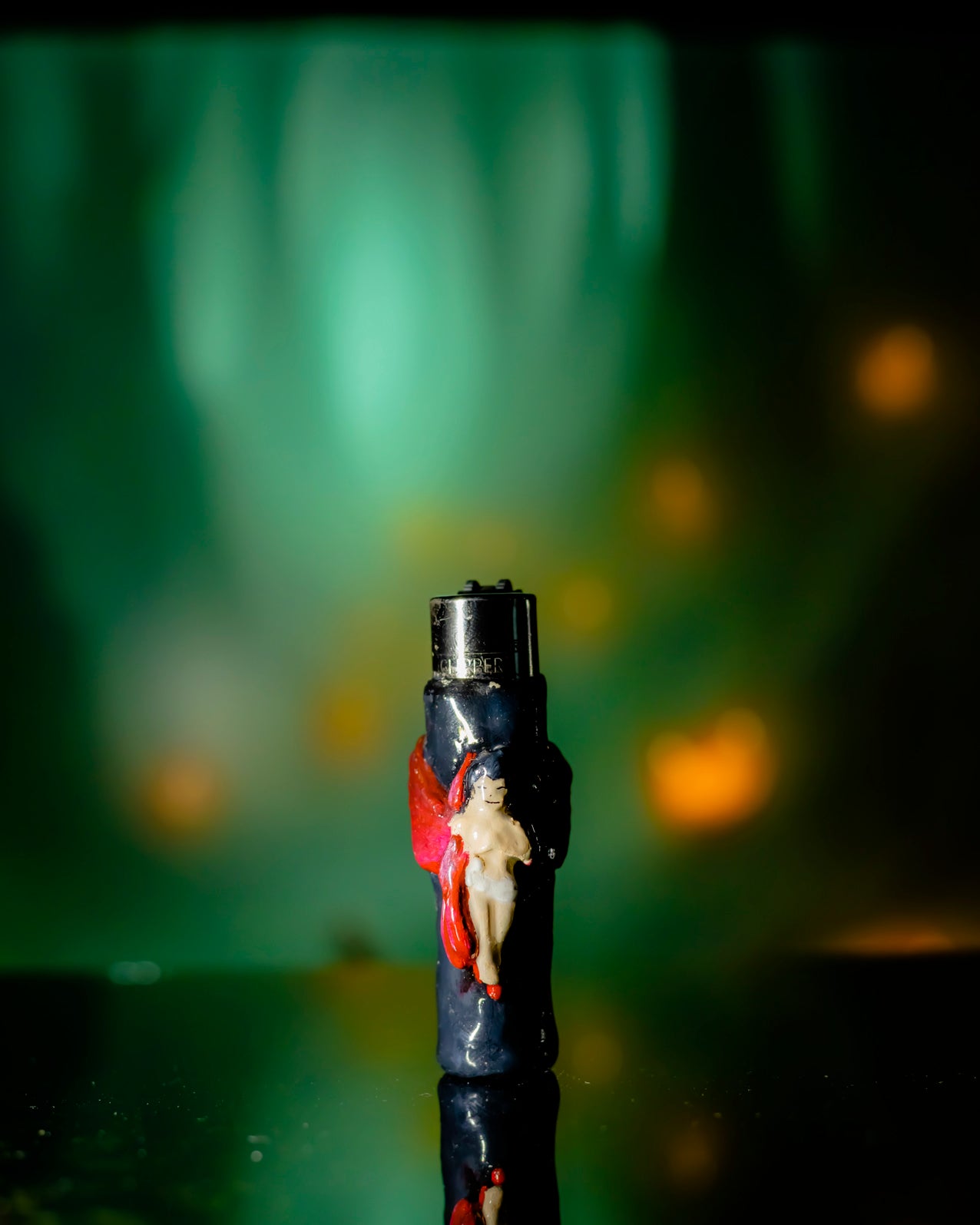 Crimson Fae Clay Lighter 🧚♀️🔥✨
