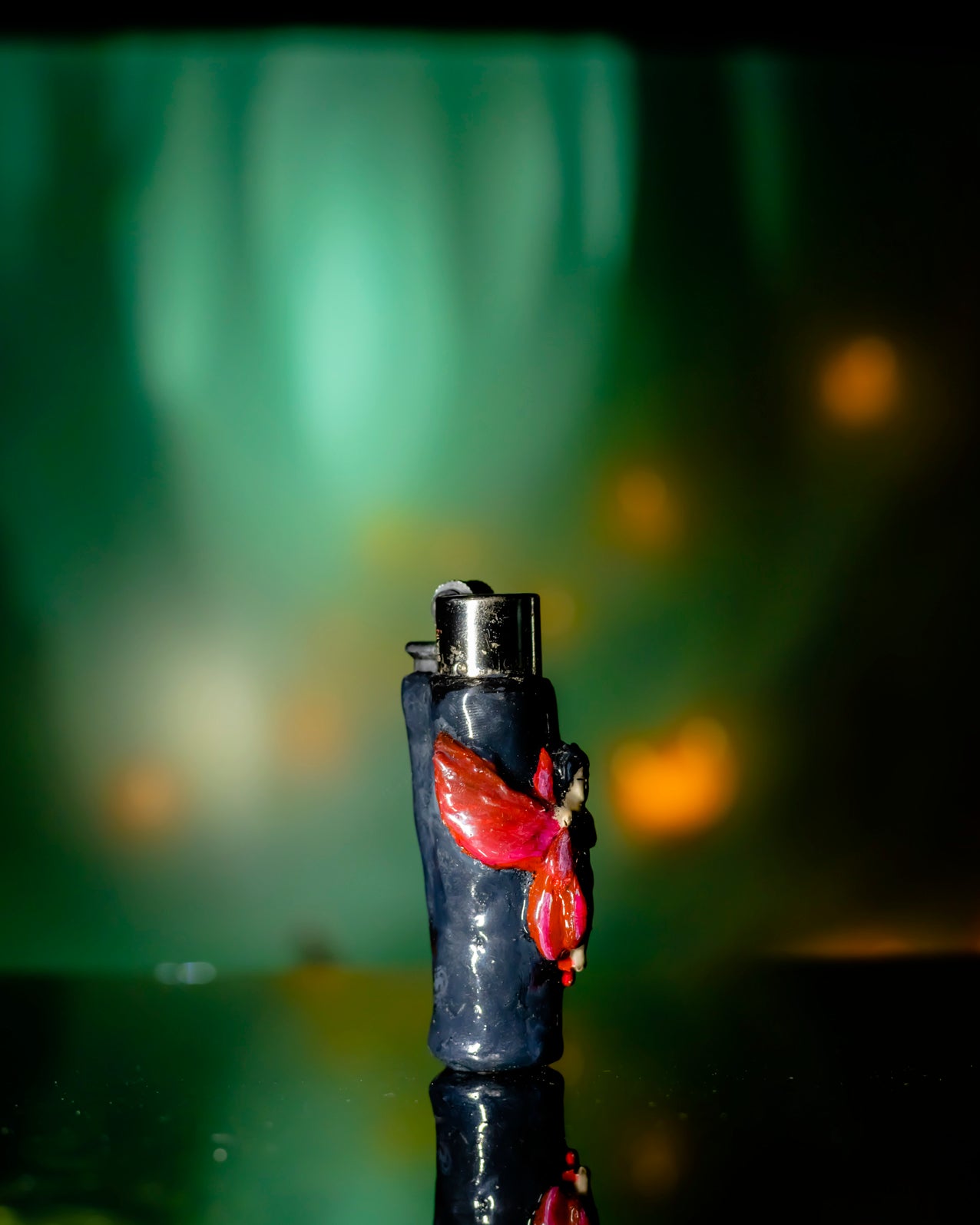 Crimson Fae Clay Lighter 🧚♀️🔥✨