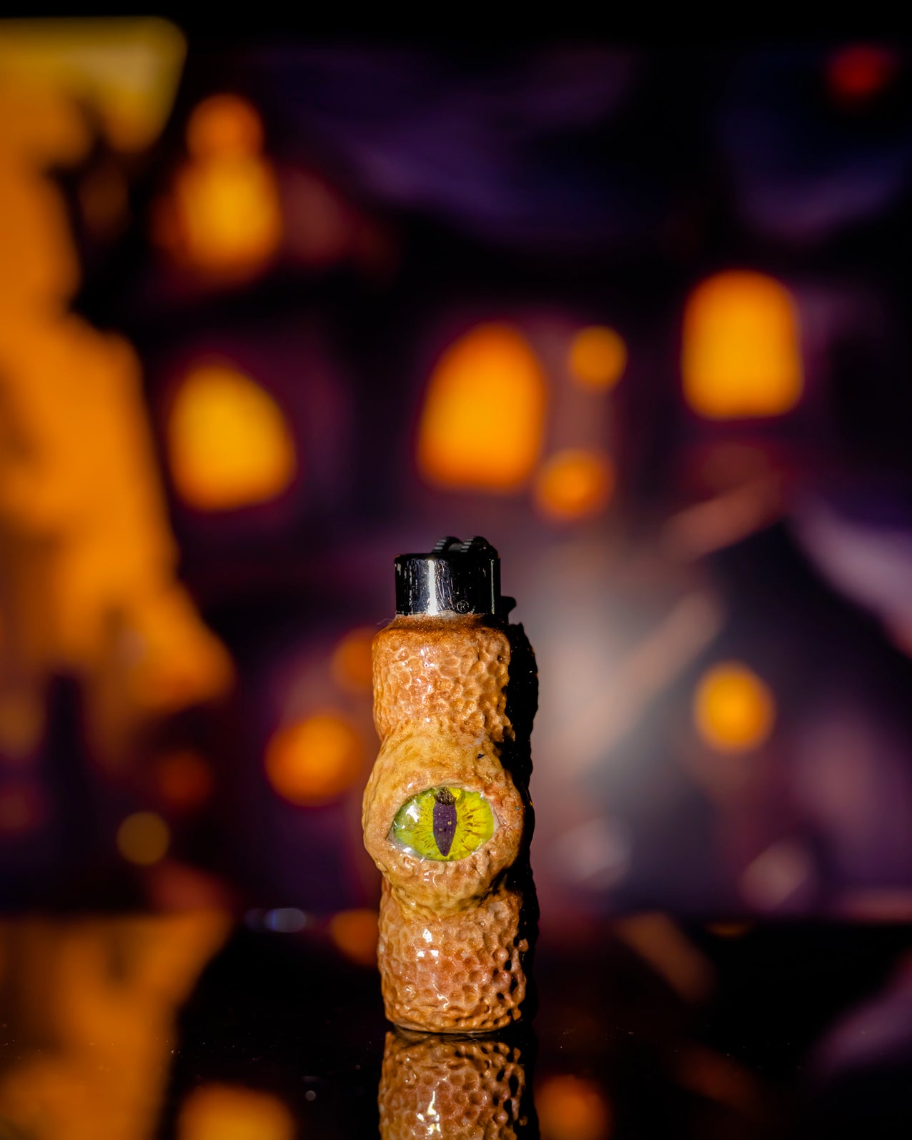 Reptile Sentinel Clay Lighter 🐲👁️🔥
