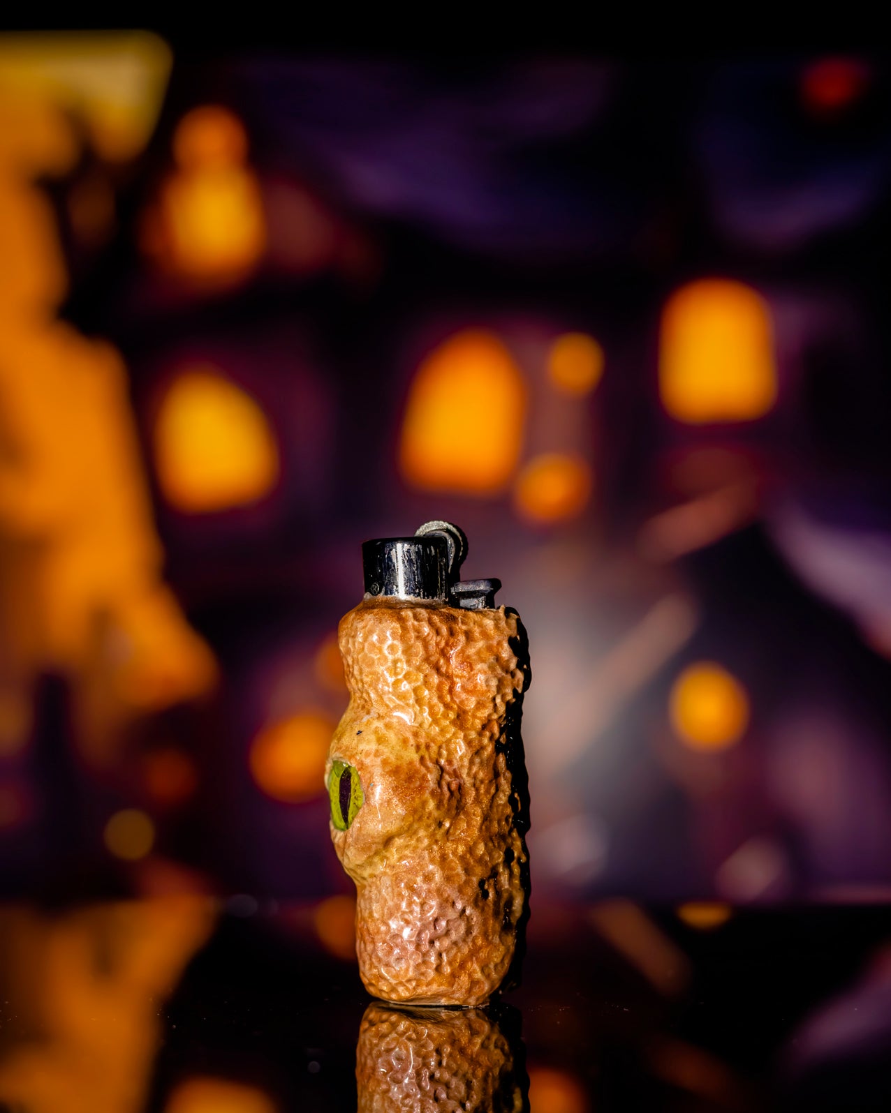 Reptile Sentinel Clay Lighter 🐲👁️🔥