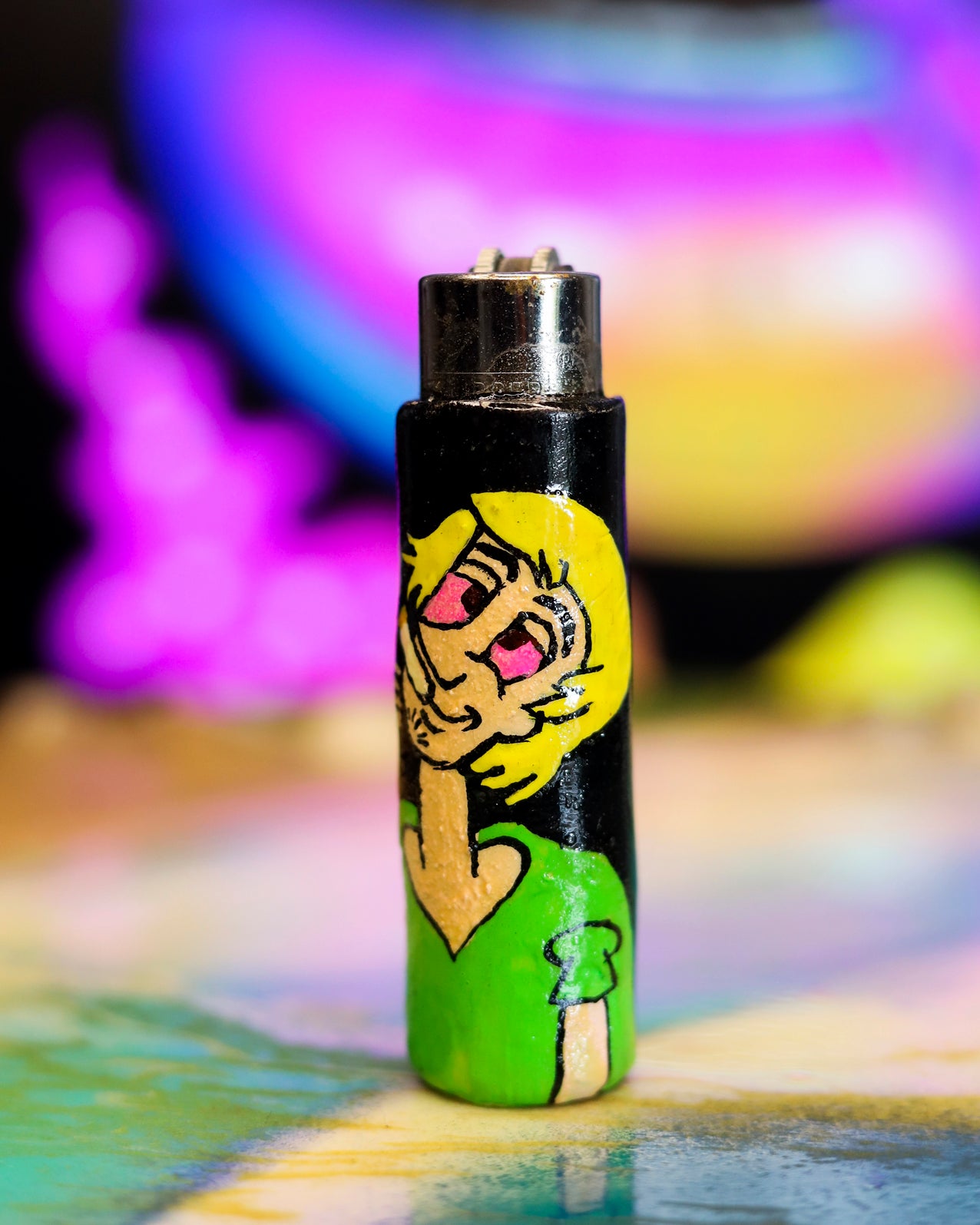 Shaggy High Painted Lighter 🌿🔥