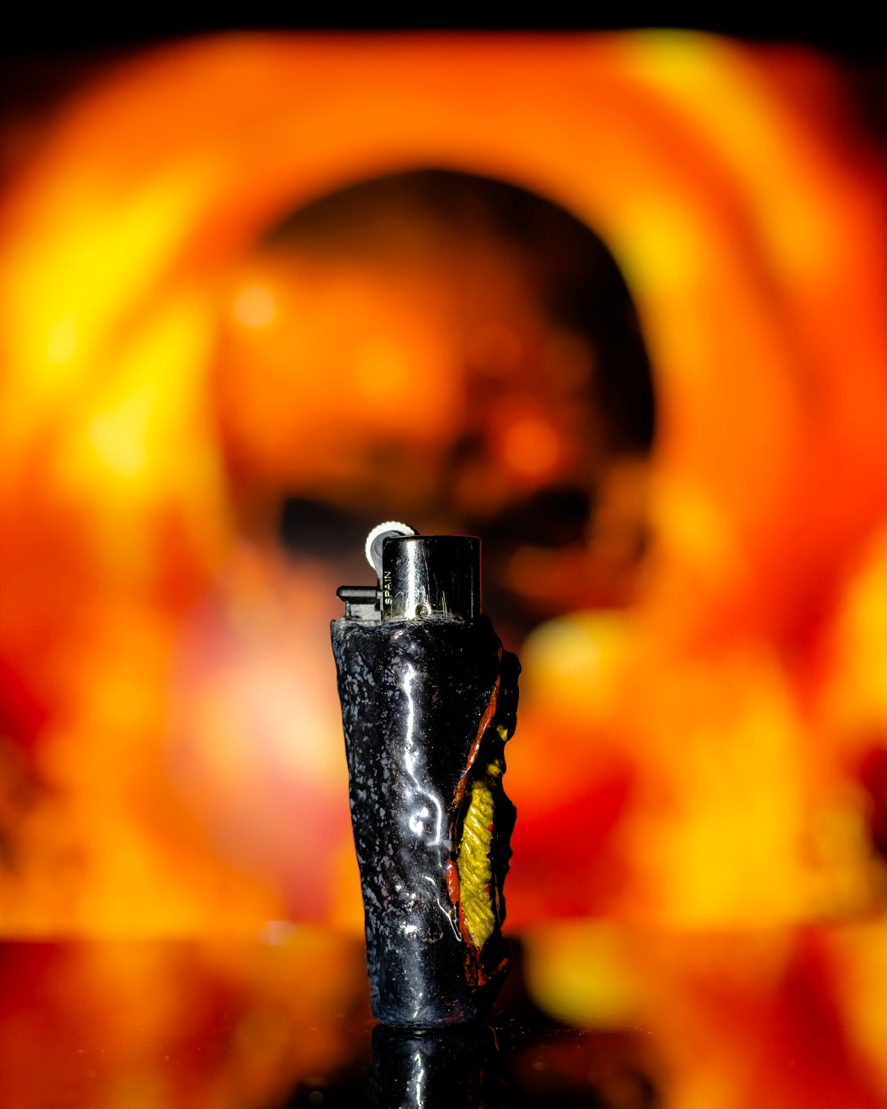Molten Crypt Clay Lighter 🩸💀🔥