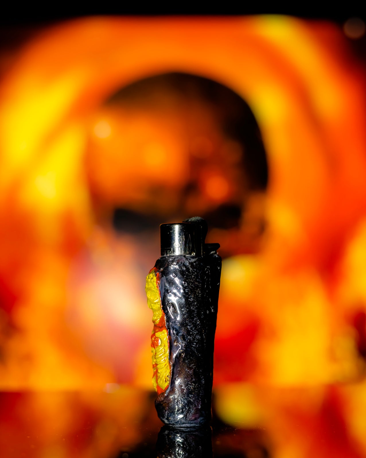 Molten Crypt Clay Lighter 🩸💀🔥