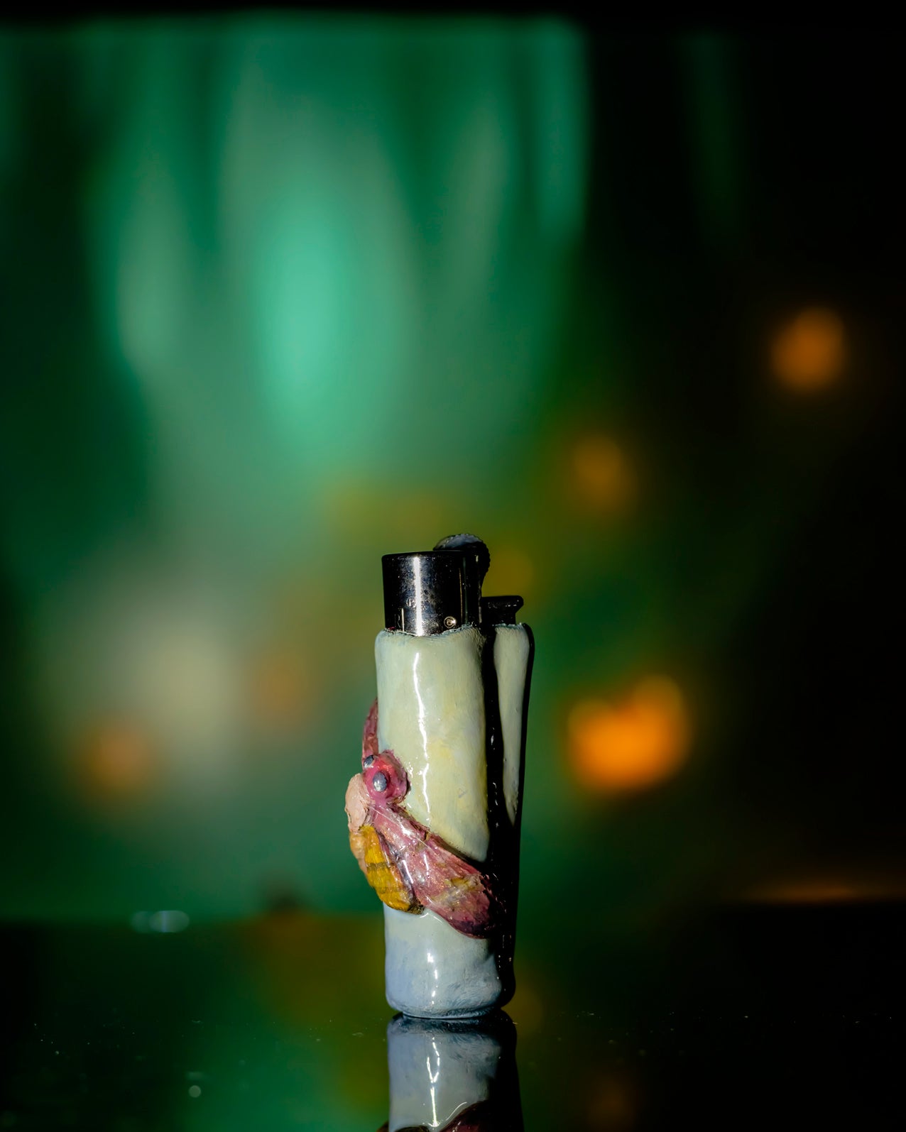Moonlit Mothling Clay Lighter 🦋🌙🔥