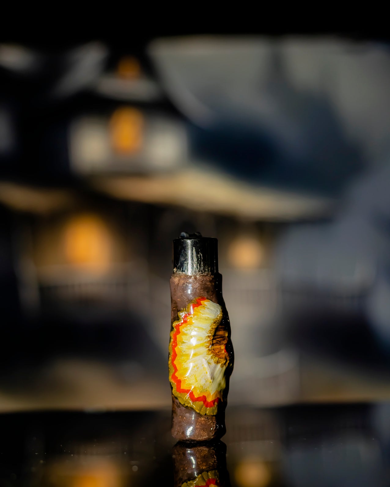 Golden Feather Chieftain Clay Lighter 🪶🔥