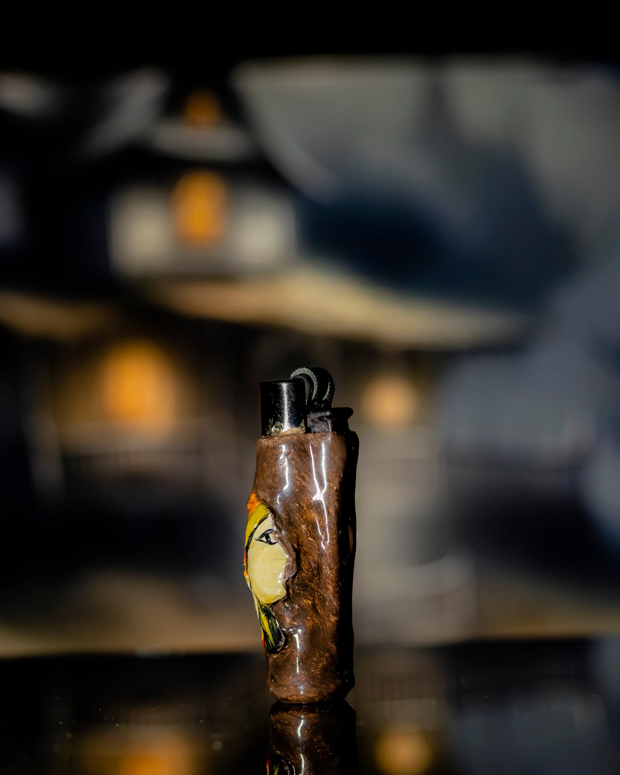 Golden Feather Chieftain Clay Lighter 🪶🔥