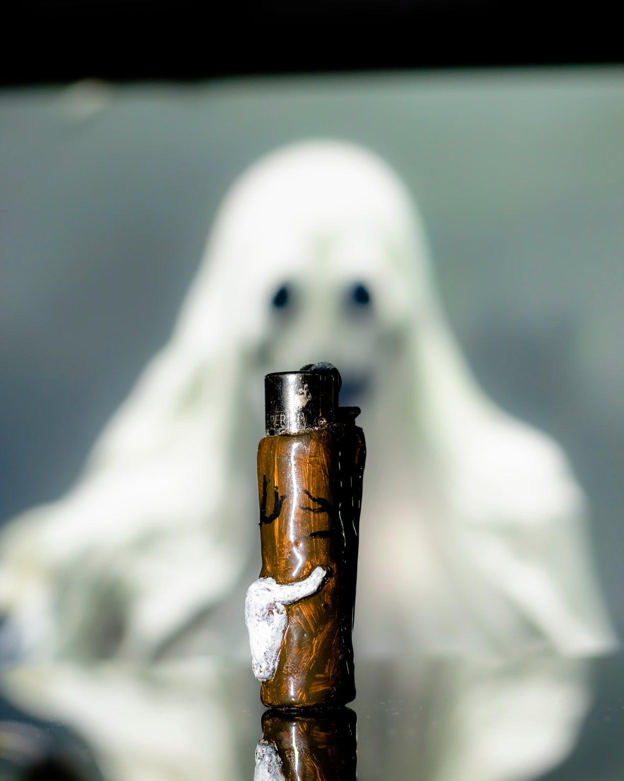 Desert Spirit Cow-Skull Clay Lighter 🐂🌵