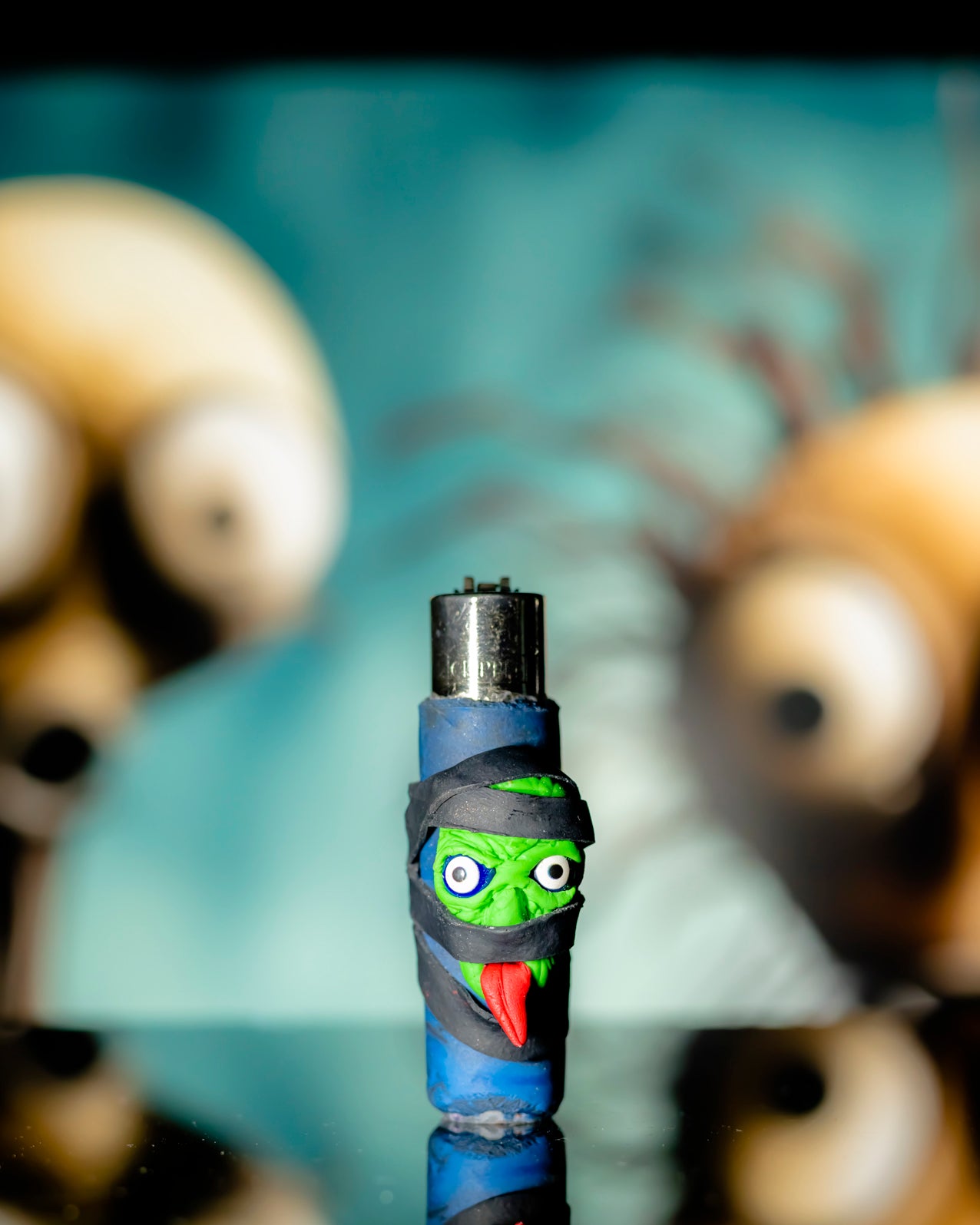 “Mischief Mummy” Clay Clipper Lighter 🧟♂️🩹