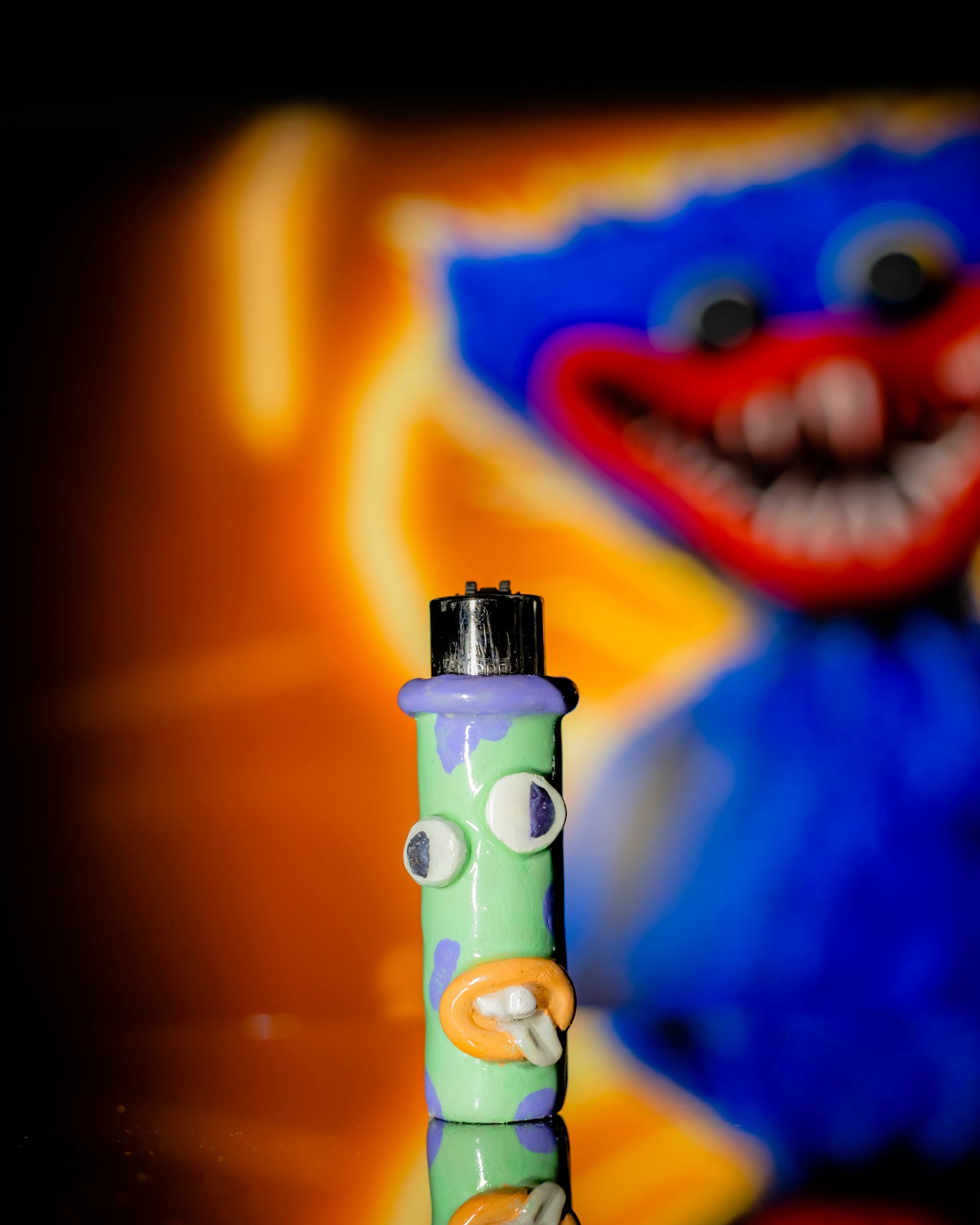 Goofy Ghoul Clay Clipper Lighter 👻💚
