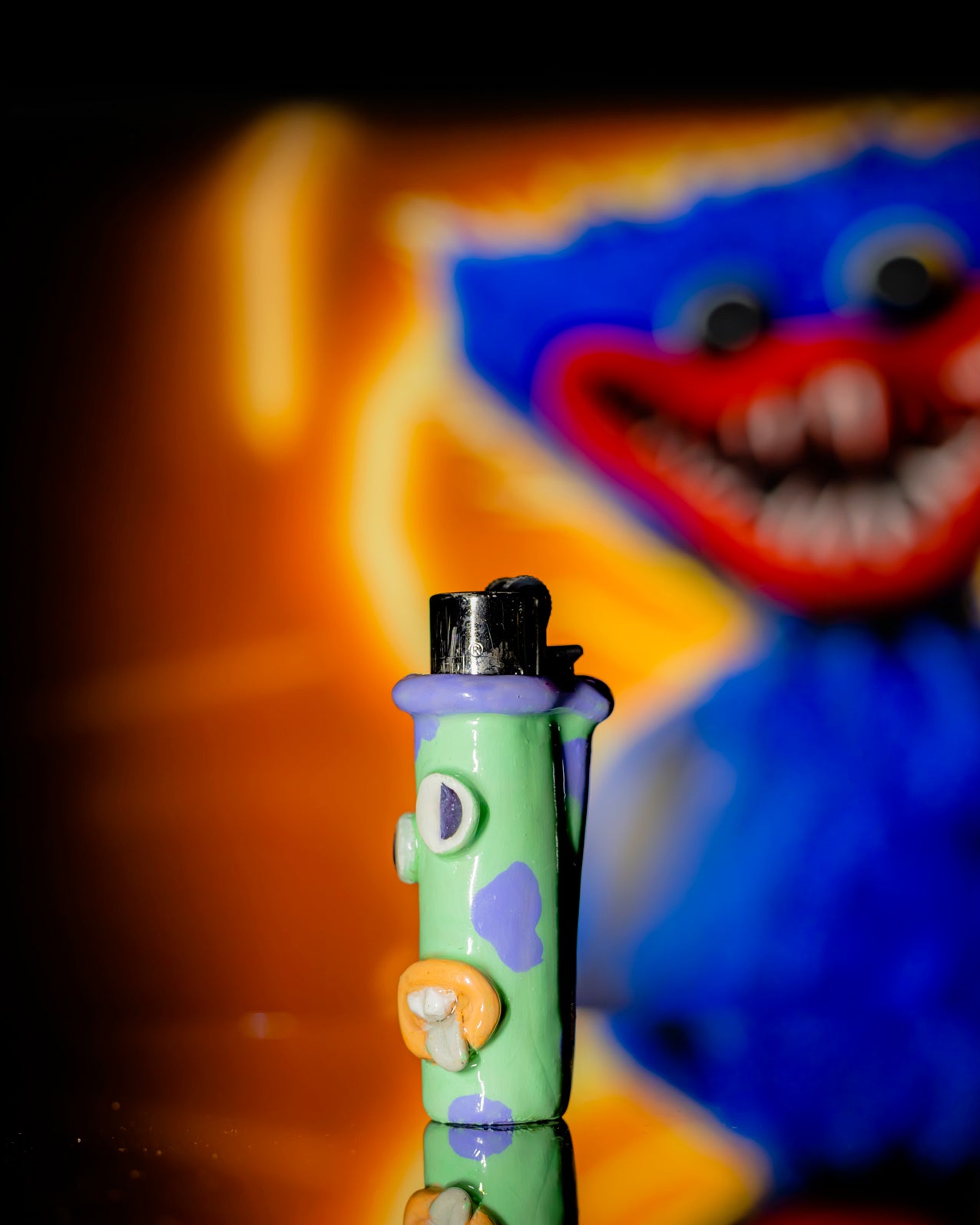 Goofy Ghoul Clay Clipper Lighter 👻💚
